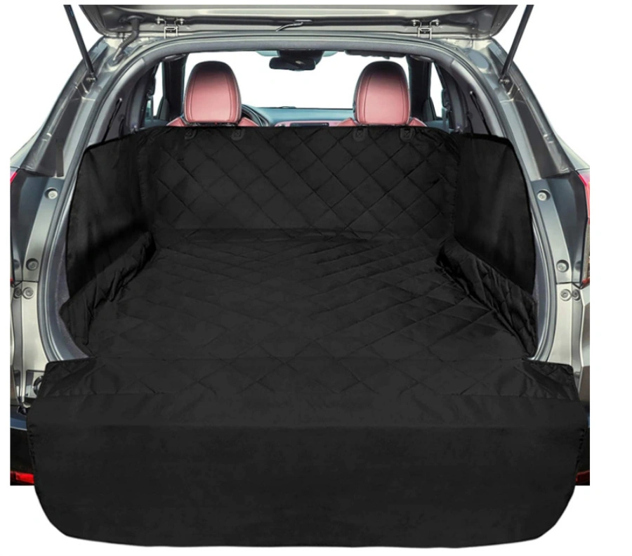 Waterproof Polyester SUV Boot Liner Heavy Duty Adjustable Pet Seat Cover Cargo Car Cover for Dog