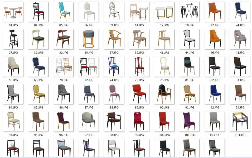 Moon Design Back Metal PU Leather Wedding Hotel Restaurant Dining Chair