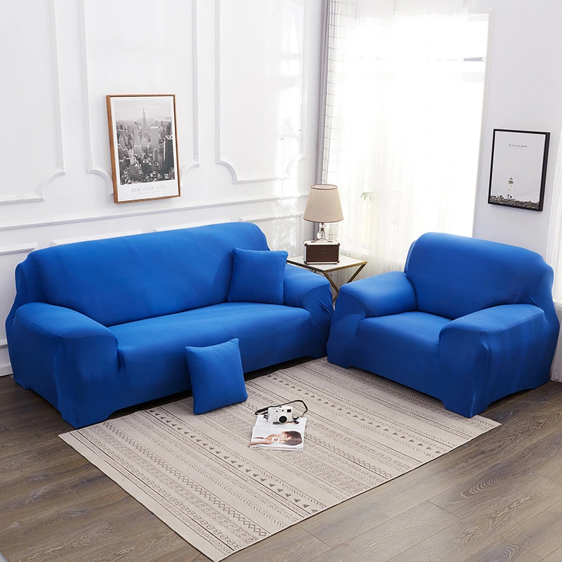 Wholesale Cheap Price Plain Design, Solid Color Stretch Sofa Cover