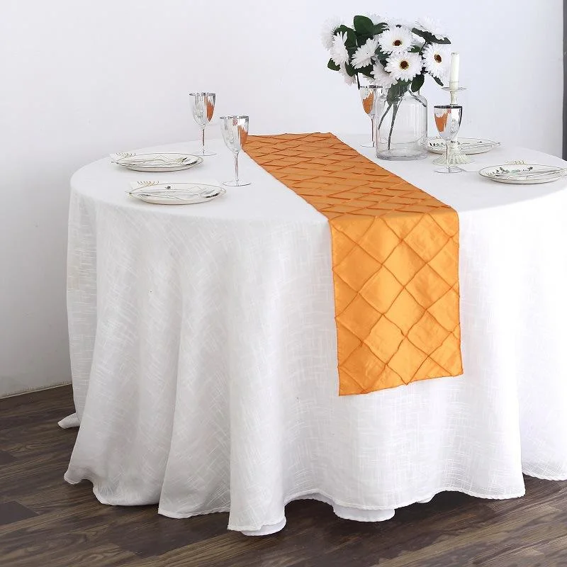 Wholesale Linen Pastoral Party Table Runner Ethnic Chair Yarn Jute Long Tablecloth Burlap Wedding Table Runner