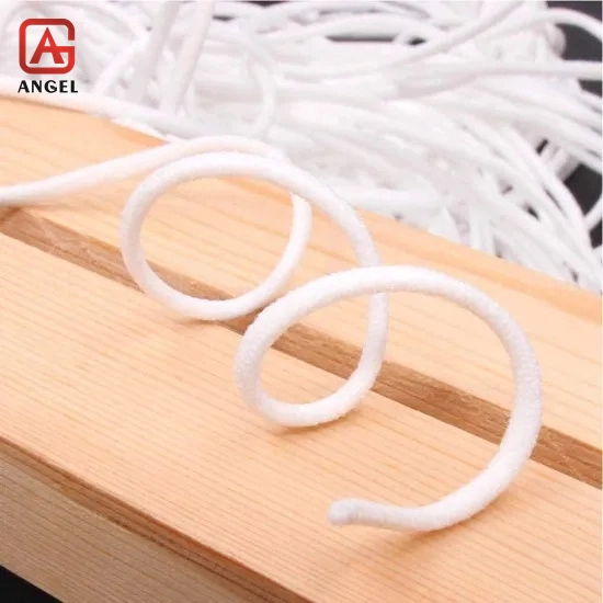 Spandex and Nylon/Polyester Round Elastic Earloop for Mask