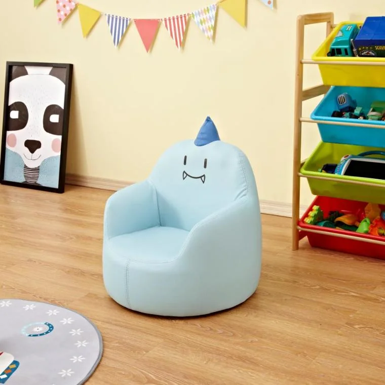 Kindergarten and Preschool Children Couch, Classic Style Couch, Baby and Children Room Couch, Kids Soft Sofa, Two Seats Couch
