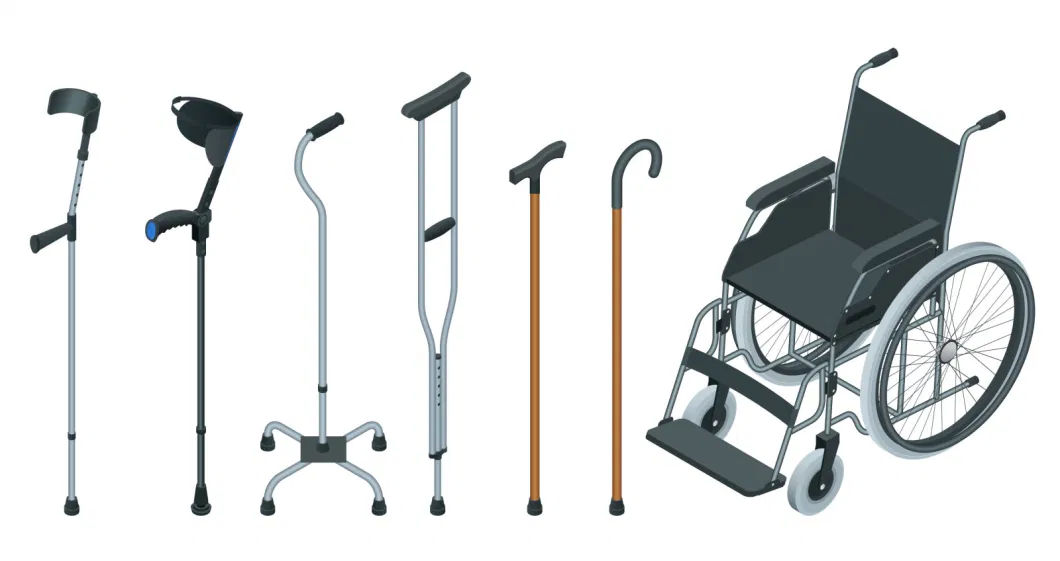 Silver Metal Brother Medical Standard Package Recessed Manhole Cover Crutches