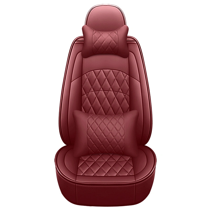 Cover for Full Set Leather Cushion and Red Plastic in Head Cotton Microfiber Post Tanning Black Sofa Furniture Car Seat Covers