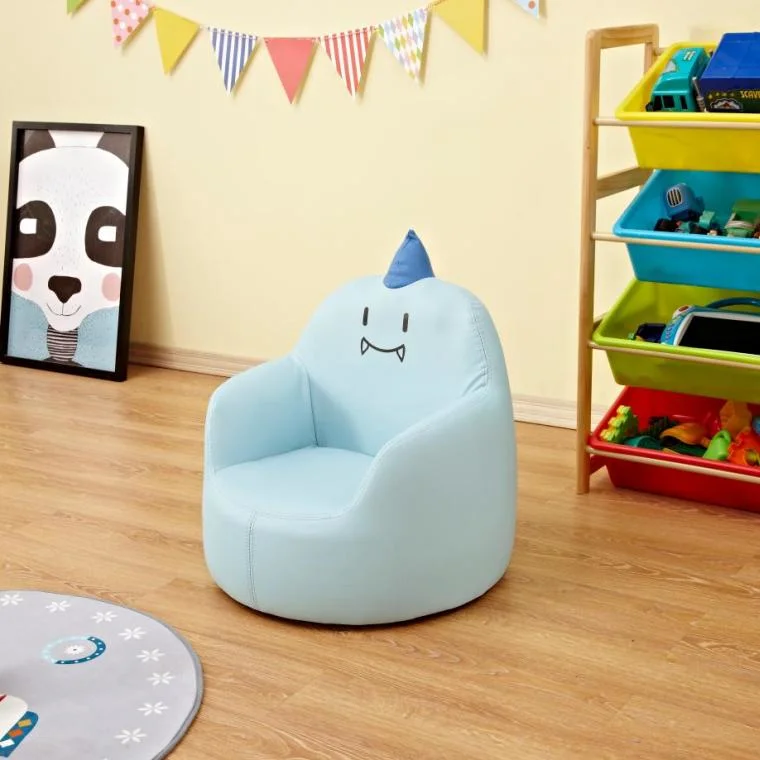 Colorful Cartoon Sofa, Day Care Center Sofa, Living and Reading Room Armchair, Best Selling Baby Sofa, Fabric Children Sofa, Wooden Kids Couch