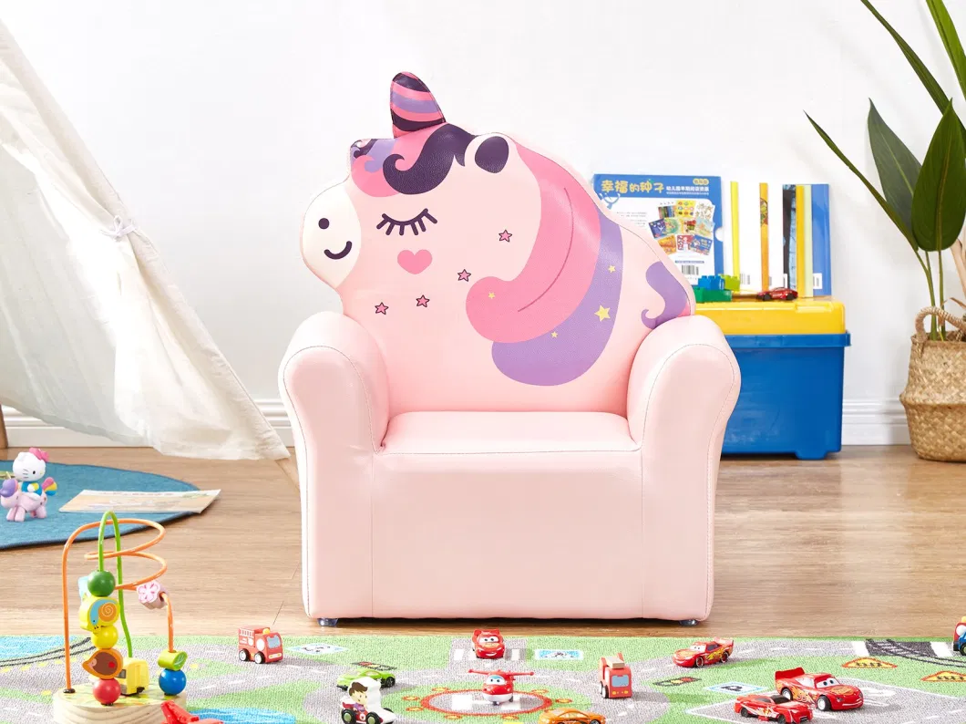 Colorful Cartoon Sofa, Day Care Center Sofa, Living and Reading Room Armchair, Best Selling Baby Sofa, Fabric Children Sofa, Wooden Kids Couch