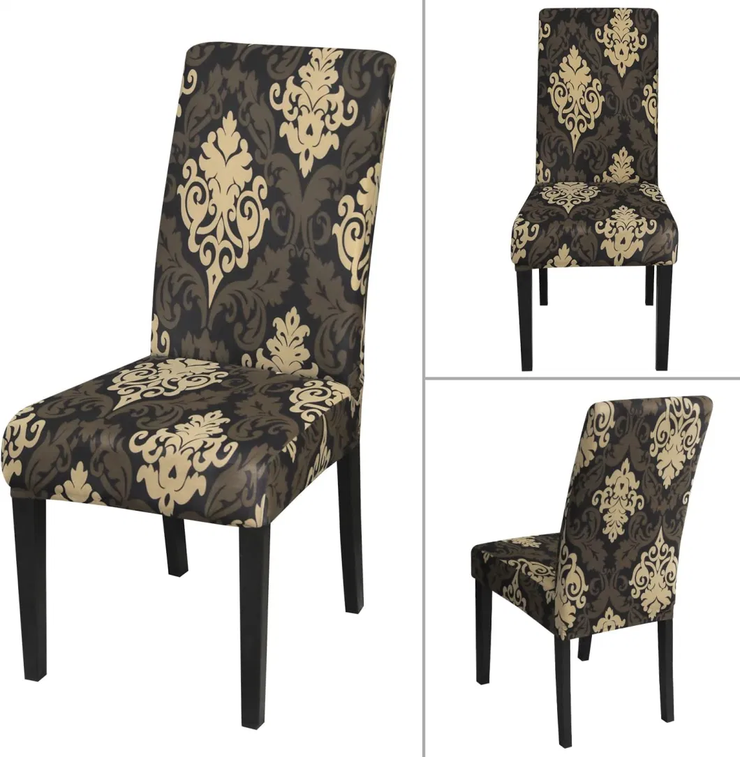 Digital Print Stretch Removable Washable Parsons Chair Slipcover Cover