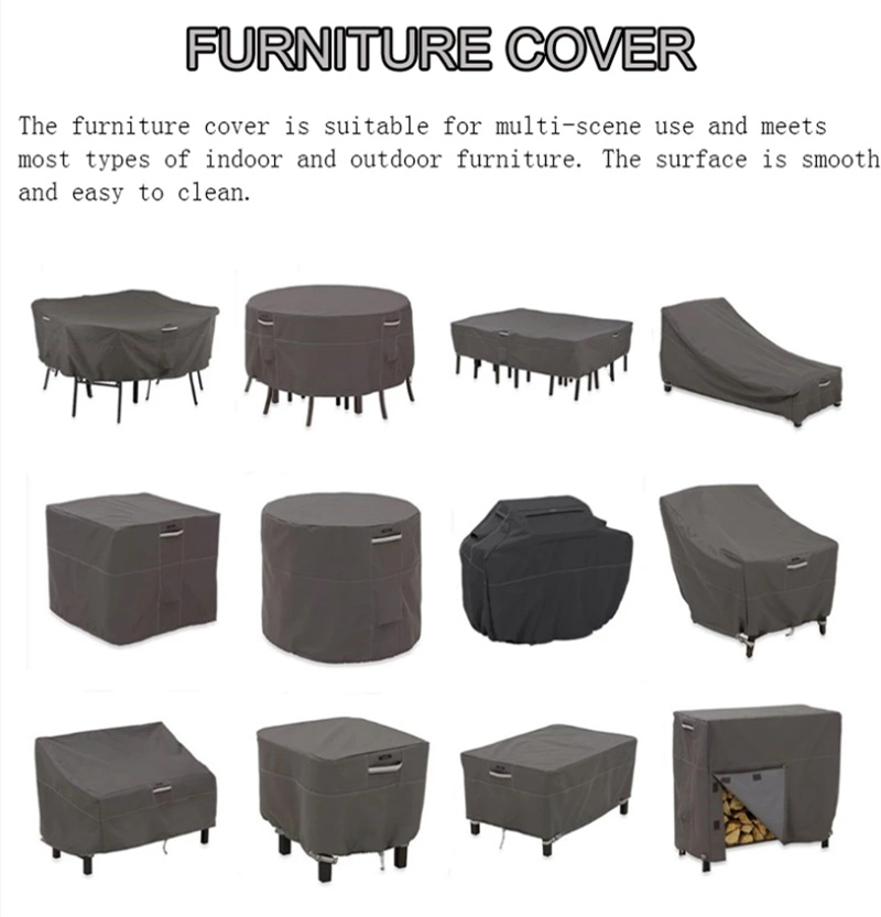 Durable Garden Waterproof 210d 420d 600d Oxford Outdoor Patio Furniture Covers for Table Sofa Chair