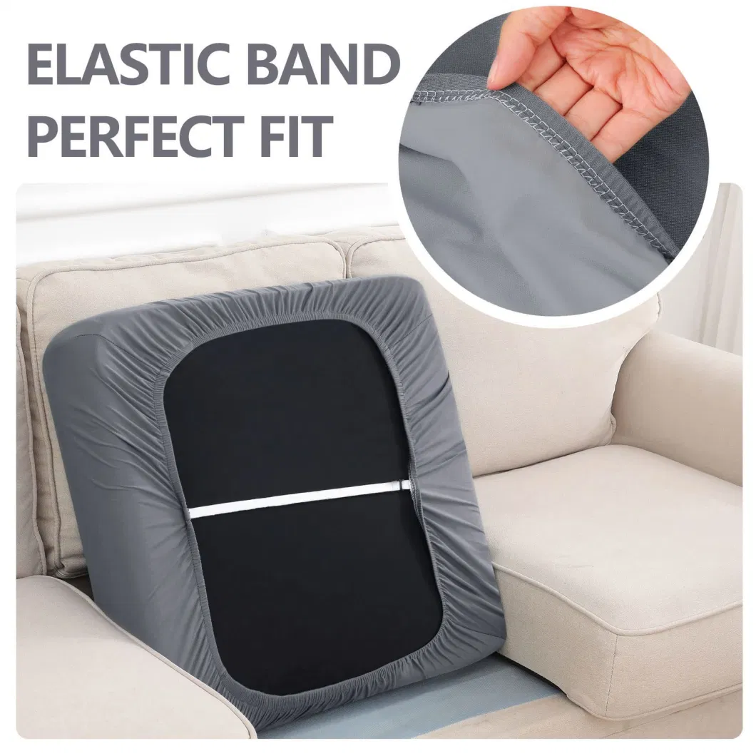 Waterproof Couch Replacement Chair Stretch Cushion Slipcovers Pets Cushion Covers