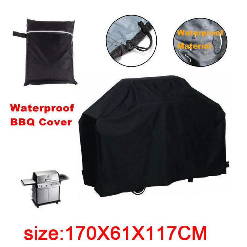 Outdoor Indoor Barbecue Grill Cover Garden Grill Protector Rainproof Dustproof UV Protection Big BBQ Cover Heavy Duty Wyz10185