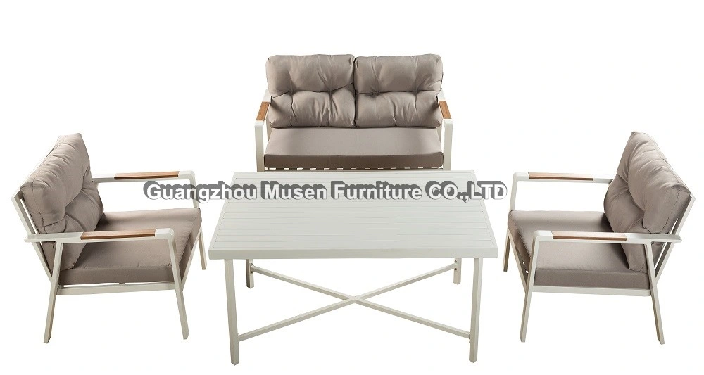 Outdoor Sofa Courtyard Outdoor Waterproof Furniture Aluminum Alloy Leisure Sofa Combination