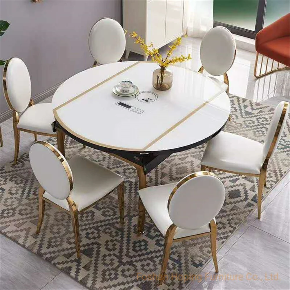 Restaurant Furniture Event Banquet Chair Tiffany Green Chair Special Stainless Steel Wedding Reception Chairs for Sale Dining Table Set