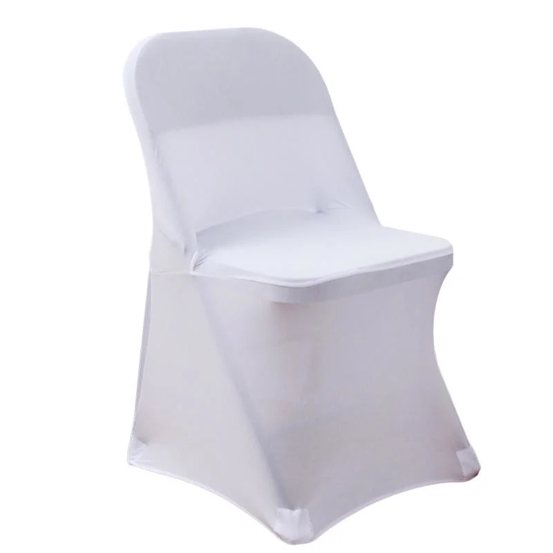 Universal Seat Cover Elastic Dining Foldable Chair Cover Folding Spandex Chair Cover for Wedding Banquet Party Events