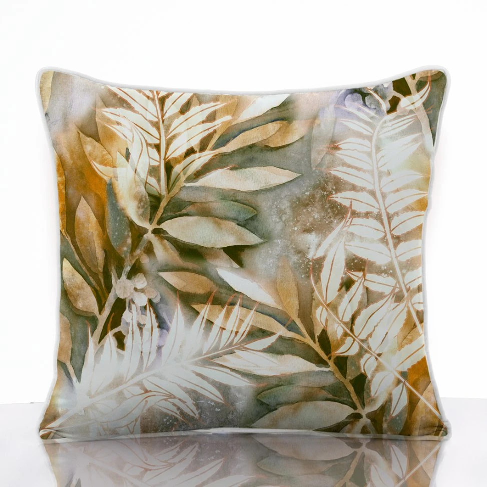 Latest Designs OEM High End Luxury Decorative Printed Velvet Cushion Cover