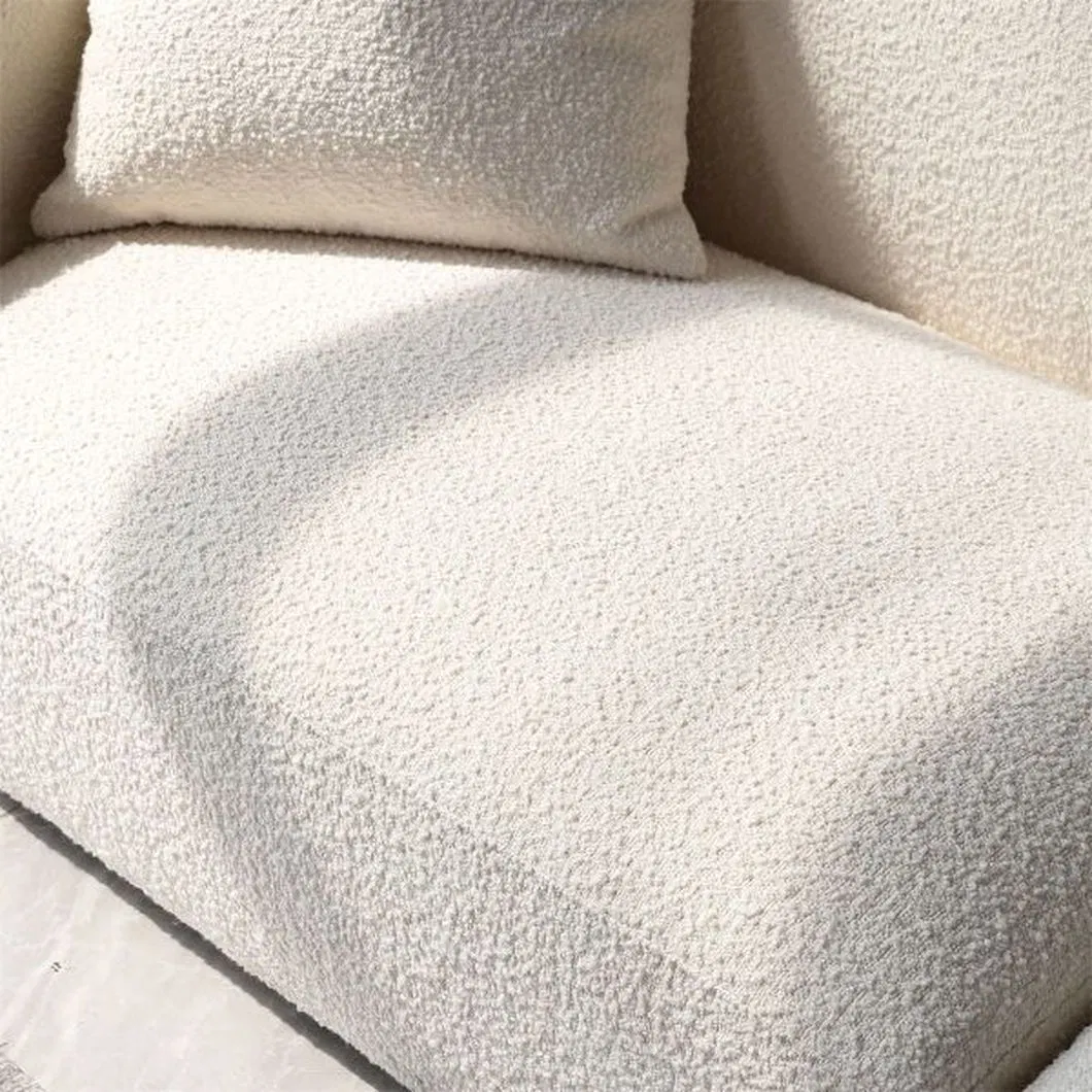 Comfortable Chair Cover Fabric Boucle Wool Sofa Fabric