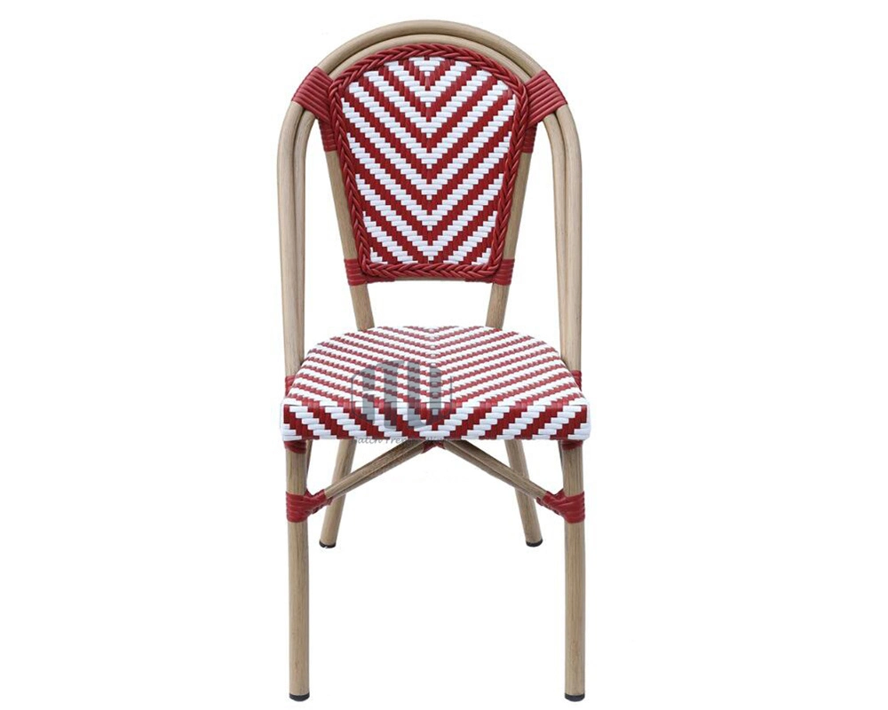 Designer Washable Portable Outdoor Nordic Rattan Stacking Dining Chair