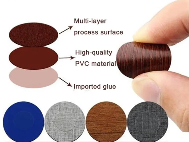 Seamless PVC Screw Cover for Electronics Aesthetics