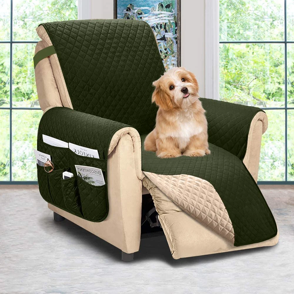 Reversible Recliner Chair Cover, Recliner Covers for Dogs, Recliner Slipcover, Recliner Covers