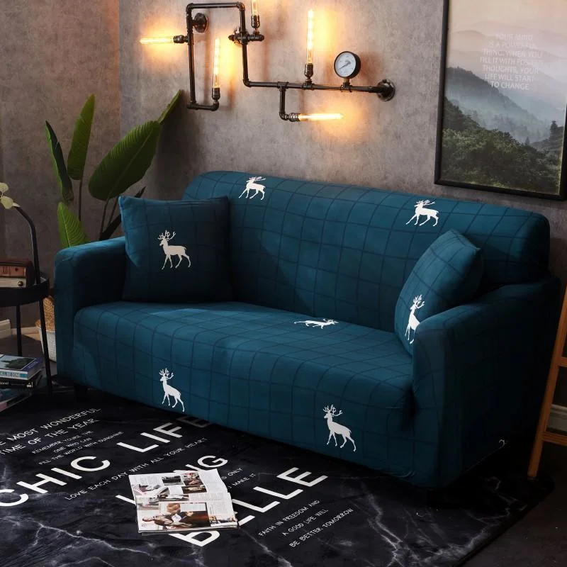 2019 New Fashion Pattern Design Polyester Sofa Bed Cover Case Slipcover Stretch Full Protector