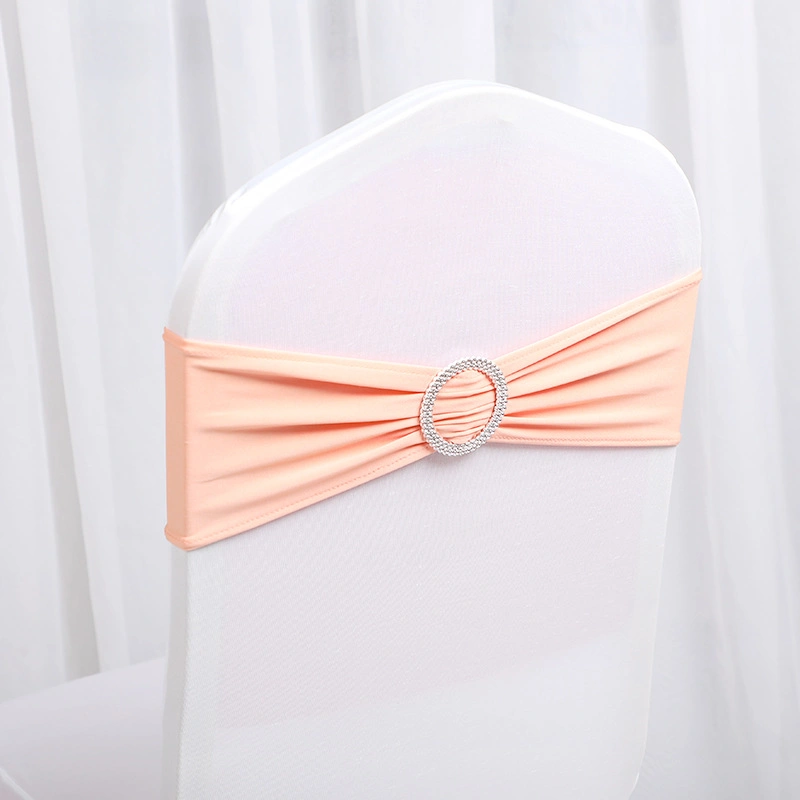 Chair Decoration Wedding Spandex Chair Sashes for Hotel Activity Festival Banquet