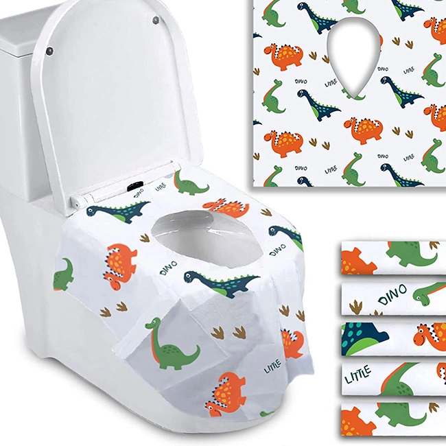 Factory Price Hygienic Waterproof PE Film Paper Disposable Toilet Seat Cover