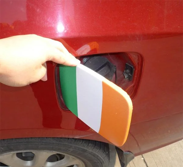 Promotional Custom Polyester National Flag Car Engine and Fuel Tank Cap and Mirror Cover