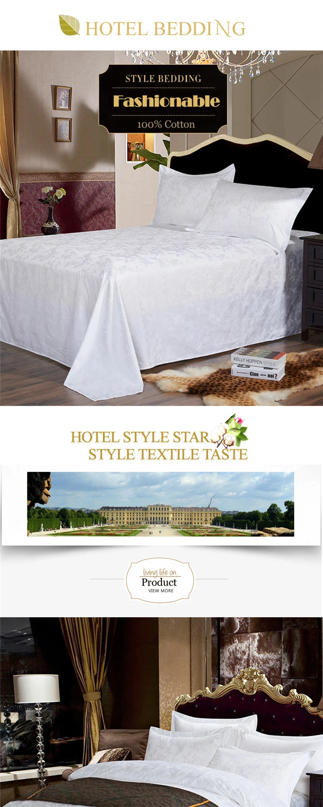 Guangzhou Foshan 100% Combed Cotton for Yrf Hotel Bedding