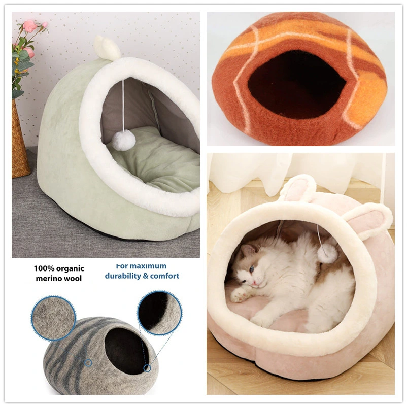 Modern Cat Bed Sofa Breathable Pet Bed Soft Cover with Non-Slip Bottom Cat Cats Beds
