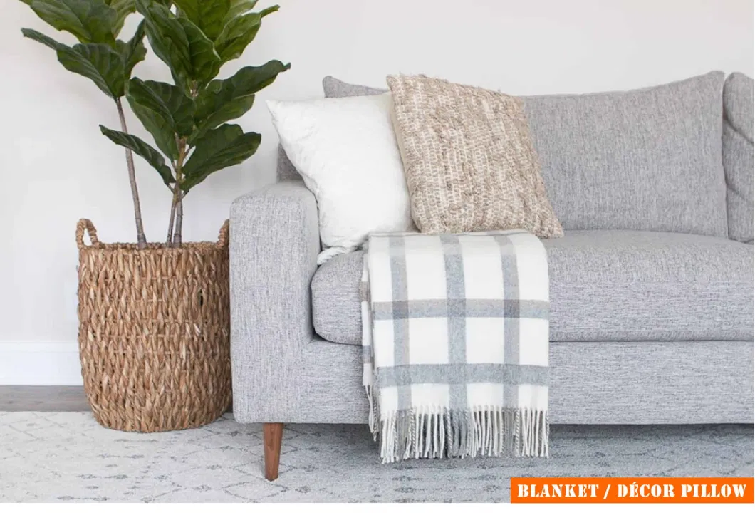 Super Soft Custom Pillow Home Textile D&eacute; Cor Fluffy Flocked Fleece Cushion for Living Room Sofa Bed Chair Couch Decorative Throw