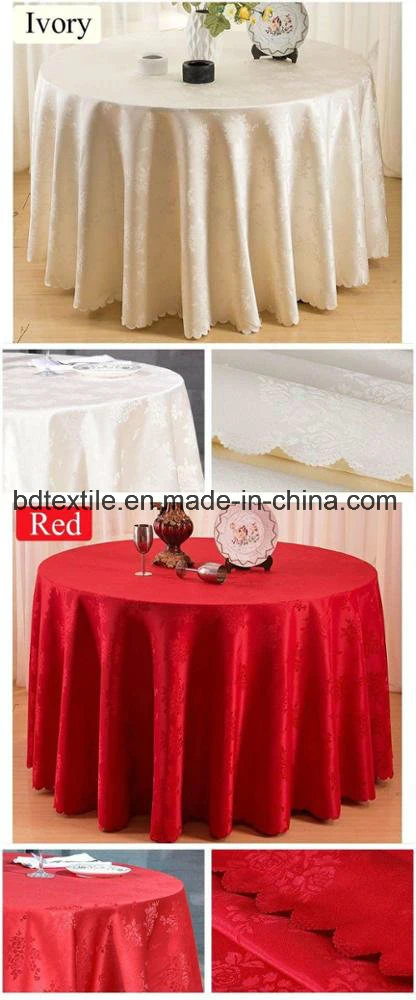 Elegand Popular Polyester 120 Inches Round Table Cover