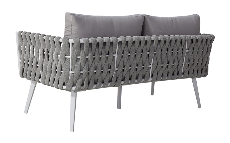 Modern Luxury Water Proof Outdoor Furniture Set Patio Aluminum Rope Garden Sofa