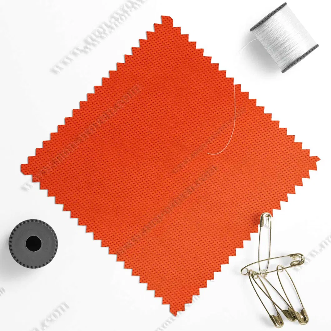 Orange Biodegradable PP Non Woven Cloth