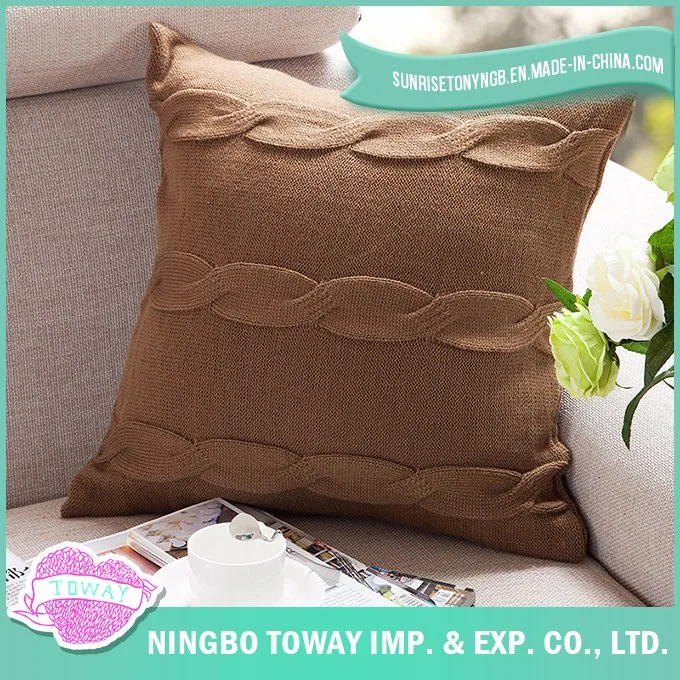 Wholesale Cotton Throw Pillow Sofa Latest Design Custom Cushion Cover