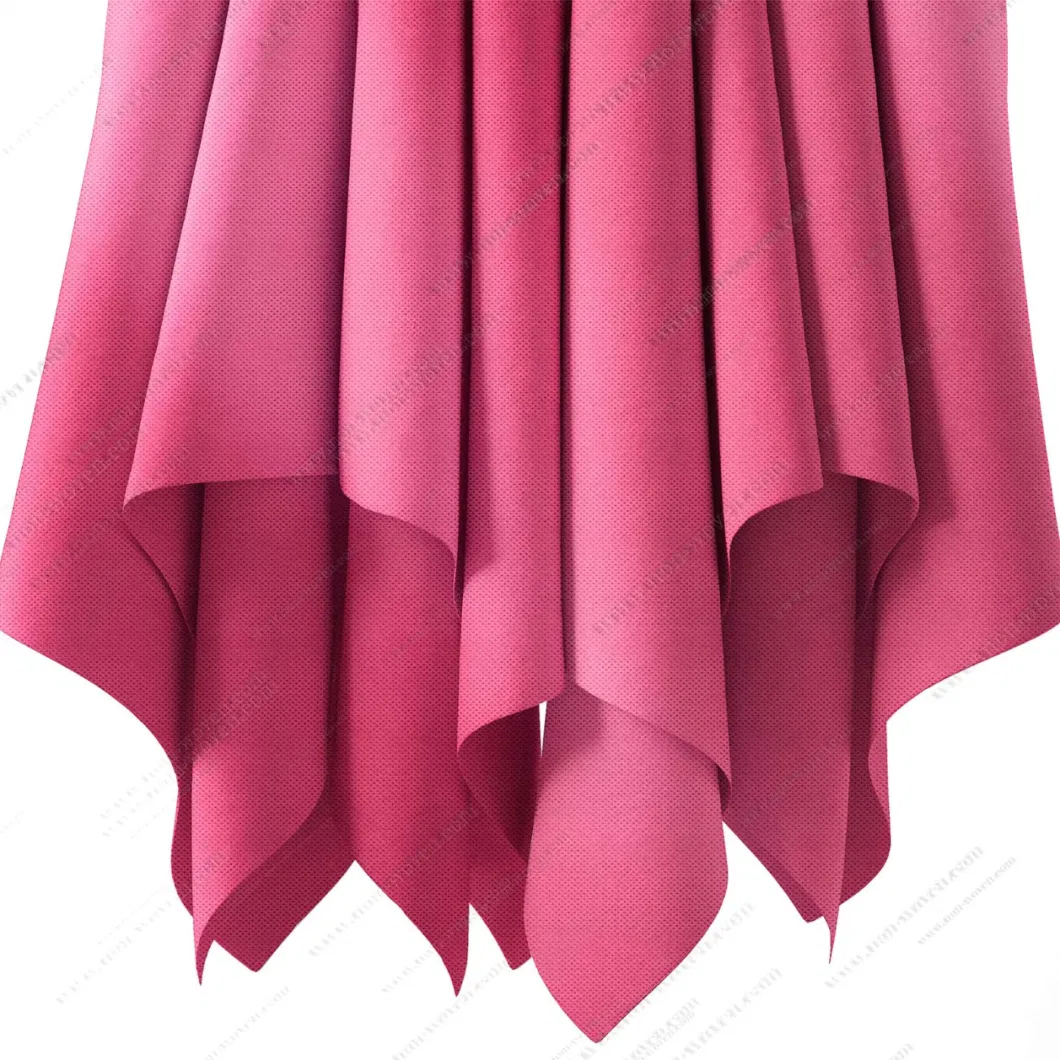 Plum Eco-Friendly Polypropylene Spun Bond Cloth