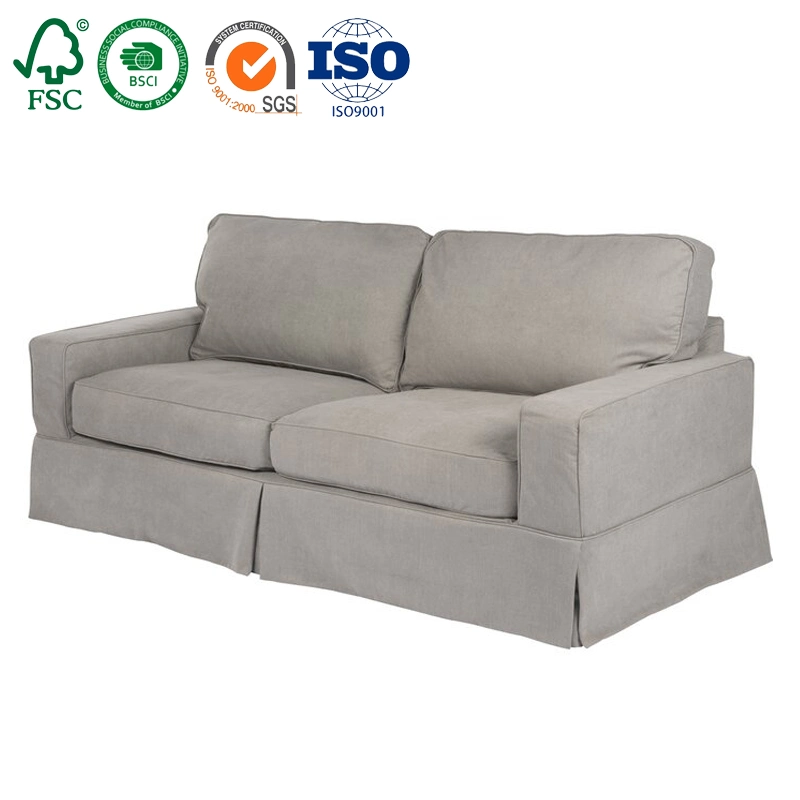 Luxury Sofa in a Box Sitting Room Linen Slipcover Couch Love Seat Sofa Cover Living Room Sofa