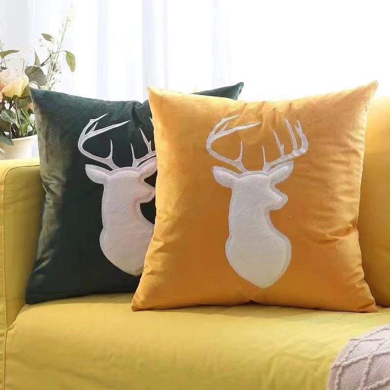 Velvet Cushion Home Textile Pillow Cover Living Room Office Sofa Cover