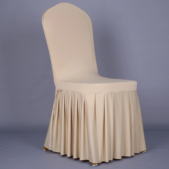 High Quality Spandex Solid Plain Chair Cover Hotel Wedding Banquet Elastic Chair Cover