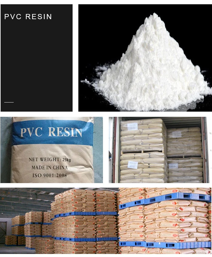 Polyvinyl Chloride Resin White Powder Sg5 K68 K67 K66 PVC Resin