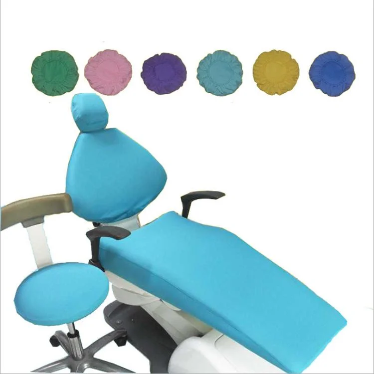 Green/Pink/Blue/White Disposable Paper and PE Dental Chair Headrest Cover