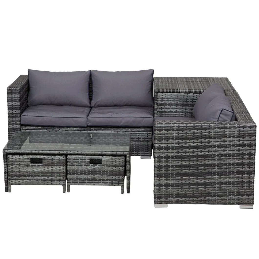 Furniture Sofa Sets Outdoor Stylish Waterproof Rattan Furniture Outdoor Furniture Rattan Sofa