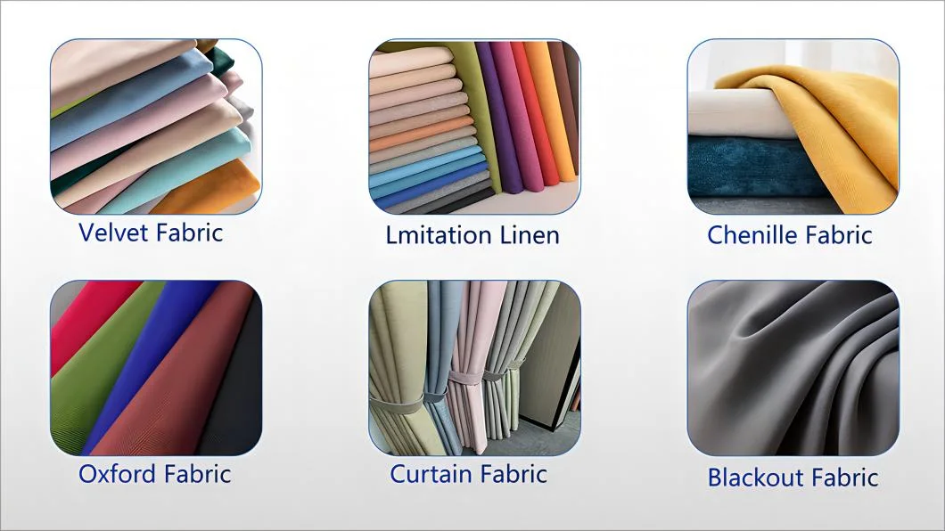 Modern Simple Plain Chenille 148cm 220g 88% Poly 12% Nylon Linen Sofa Fabric Curtain Sofa Cover
