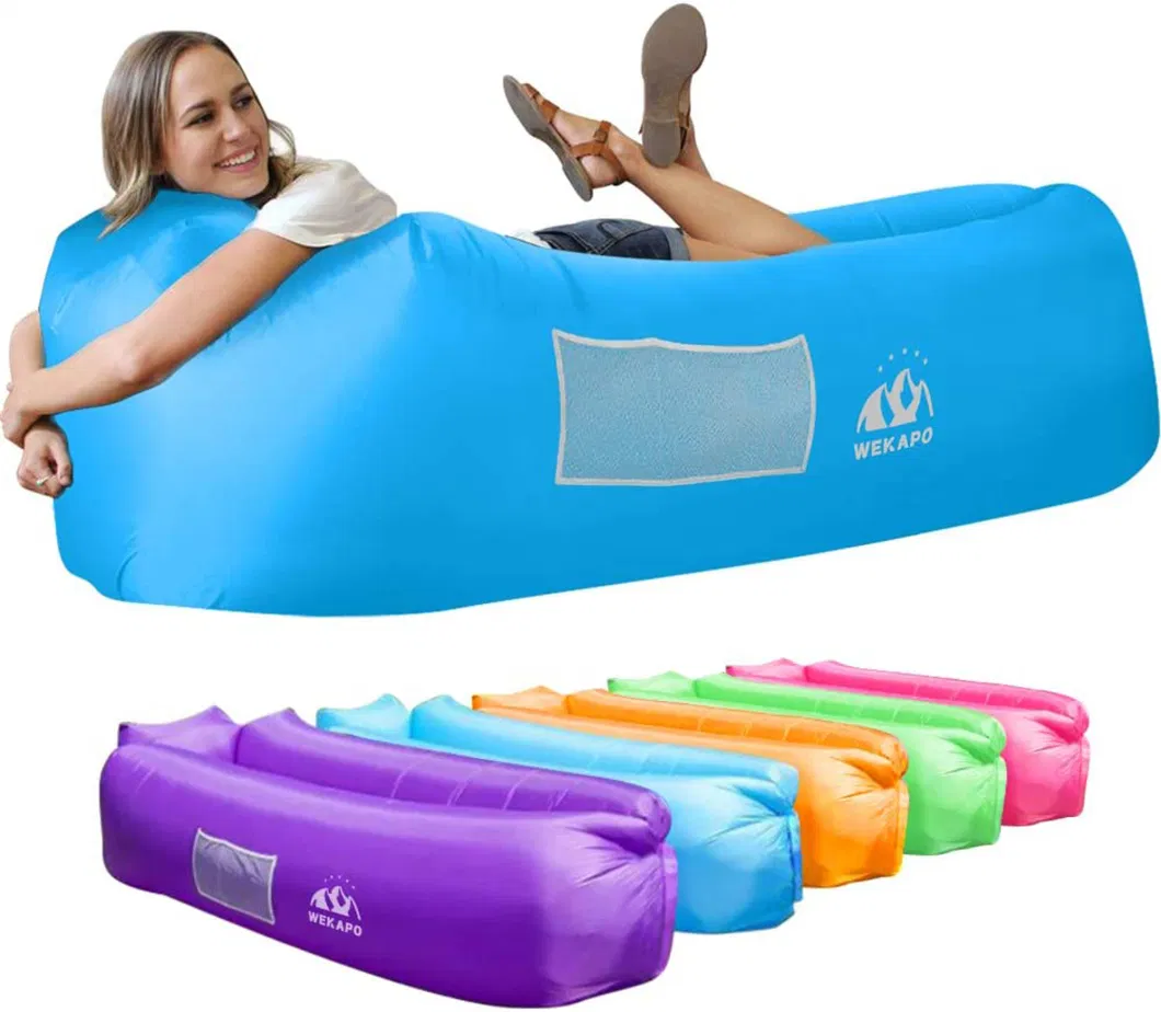Inflatable Lounger Air Sofa Hammock-Portable Water Proof&amp; Anti-Air Leaking Design-Ideal Couch for Backyard