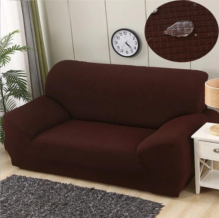 Waterproof Furniture Protector Custom Spandex Soft Fitted Couch Slipcover L Shape Sofa Cover