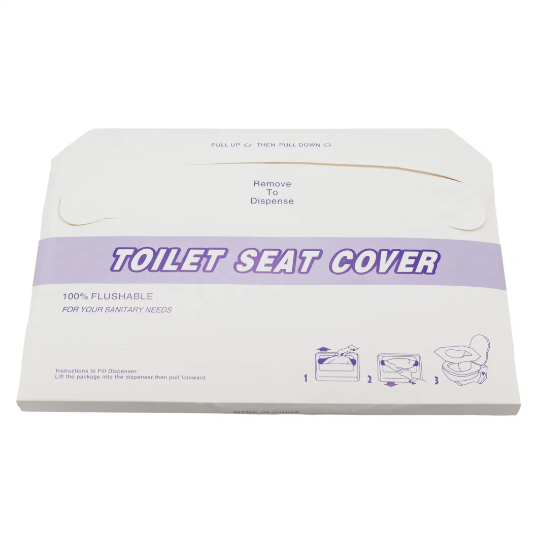 16GSM Paper Toilet Seat Covers - Thick Strength 100% Virgin Paper Flushable&amp; Disposable 1/4 Fold Toilet Seat Cover for Dispensers -1 Pack of 200 Sheets--Cmj