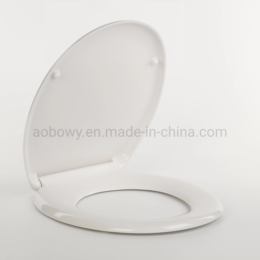 Ceramic Toilet Seat Cover Round Shape with Soft Close and Quick Release Function