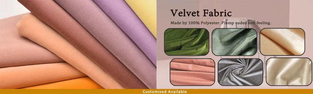 Modern Design Wholesale Free Sample Dutch 100%Polyester Sofa Velvet Fabric Velvet Fabric for Sofa Cover