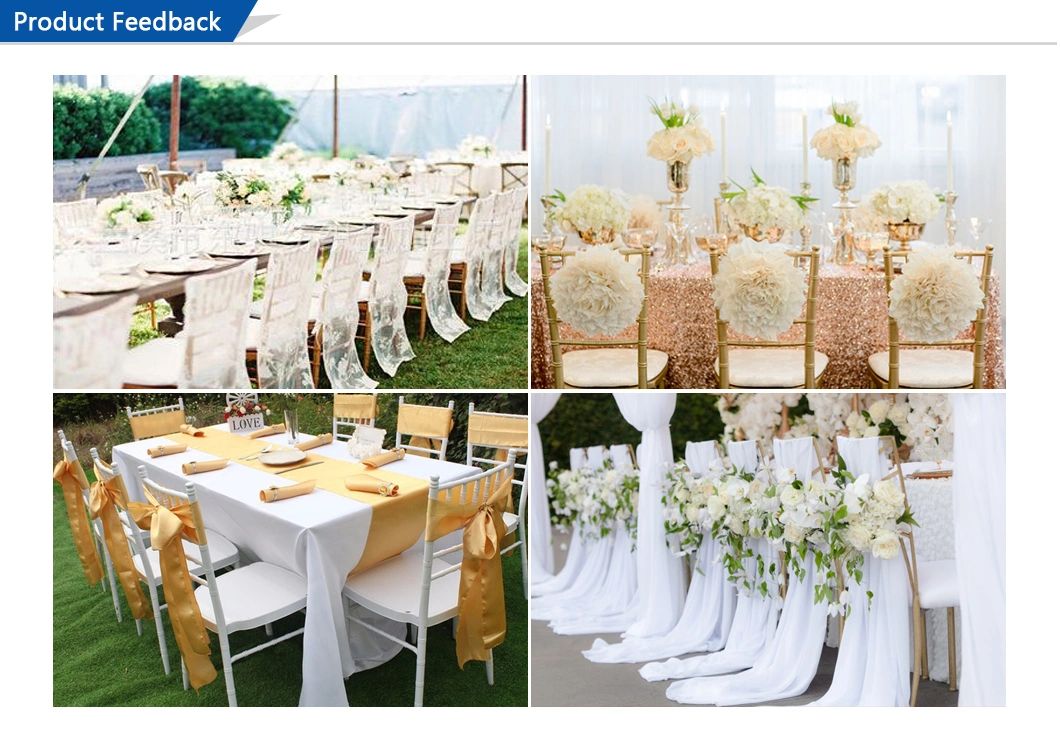 Fancy Chiavari Wedding Ruffled Chair Covers, Chair Covers for Weddings with Ruffles
