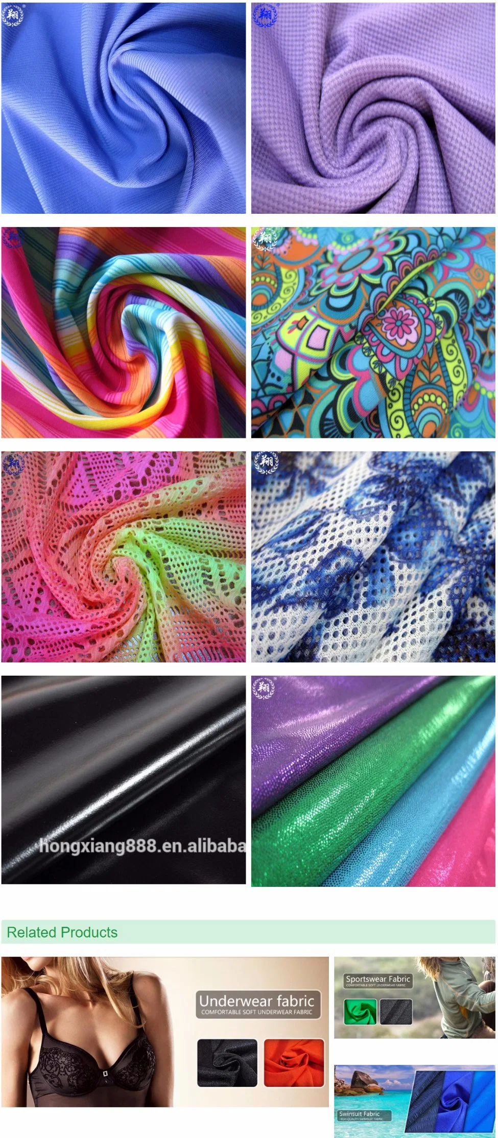 Customized High Quality Nick Polyester Mesh Fabric