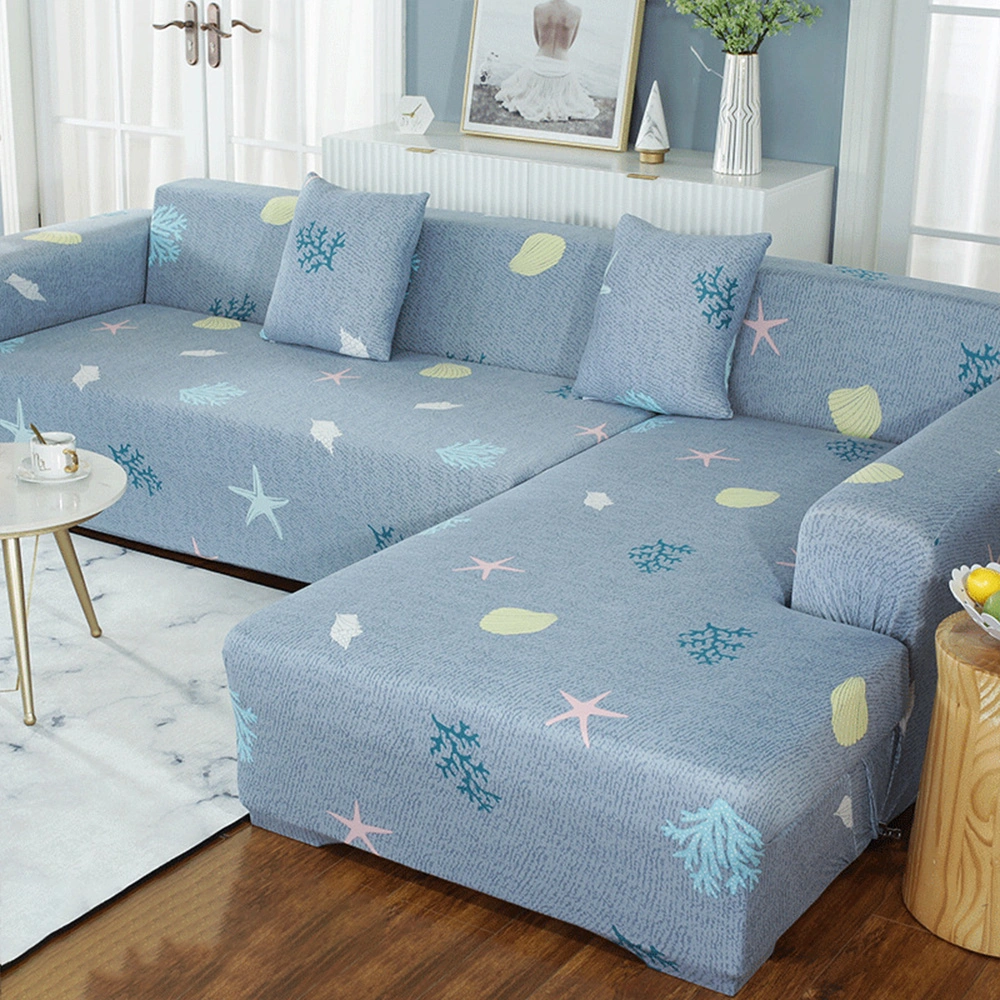 Wholesale Custom Printed Color Sofa Stretch Couch Cover for House Cleaning