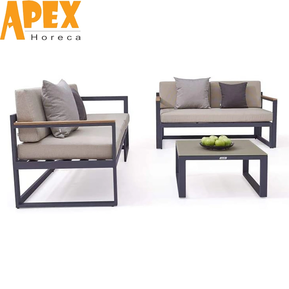 Modern Leisure Comfort Furniture Combination Set Garden Waterproof Aluminum Sofa